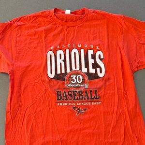 Baltimore Orioles 30th Anniversary Baseball Tee XL